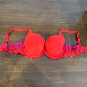 Wacoal Bra Red and Magenta Lace